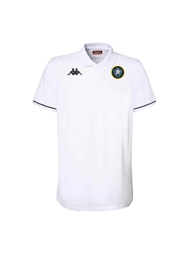 Polo enfant blanc Kappa Barli