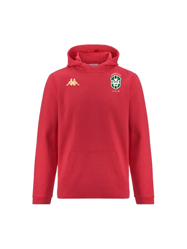 Sweat à capuche rouge adulte Kappa Gordi