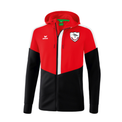 Veste à capuche enfant rouge Erima Squad