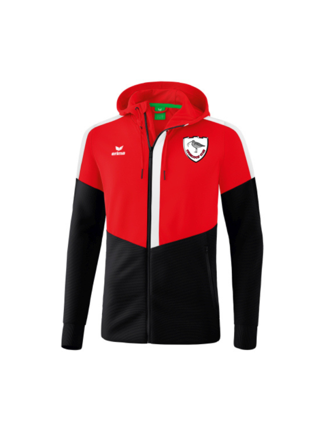 Veste à capuche enfant rouge Erima Squad