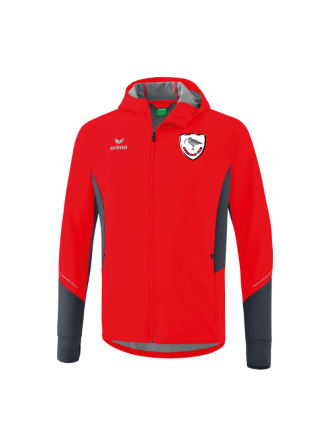 Veste running enfant rouge Erima Racing