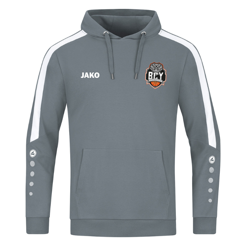 Sweat à capuche homme gris Jako Power