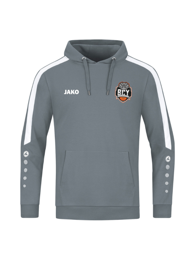 Sweat à capuche gris junior Jako Power