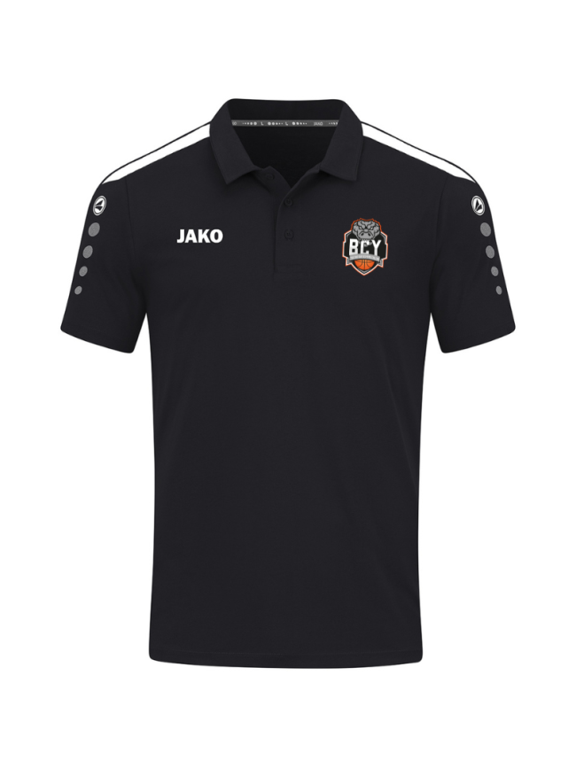 Polo junior noir Jako Power