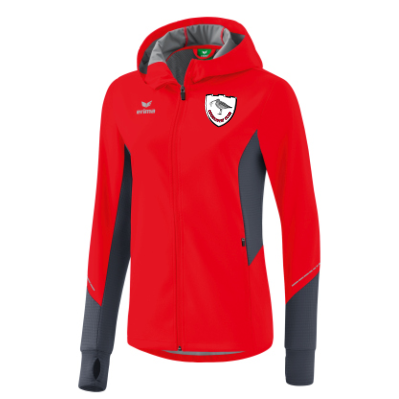 Veste running femme rouge Erima Racing