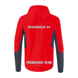 Veste running homme rouge Erima Racing