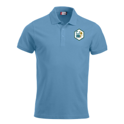 Polo homme bleu Clique Classic Lincoln