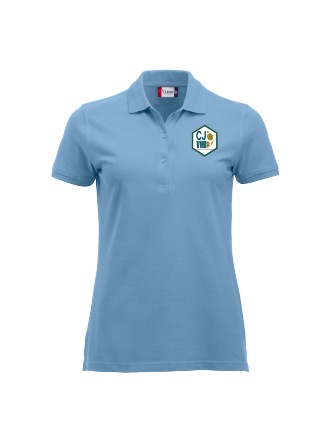 Polo femme bleu Clique Classic Marion