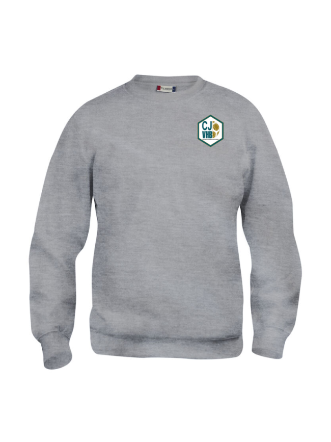 Sweat adulte gris Clique Basic