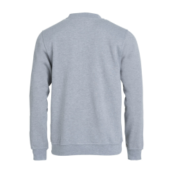 Sweat adulte gris Clique Basic pas cher