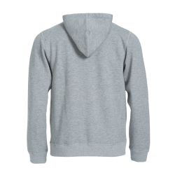 Sweat capuche homme gris Clique Classic pas cher