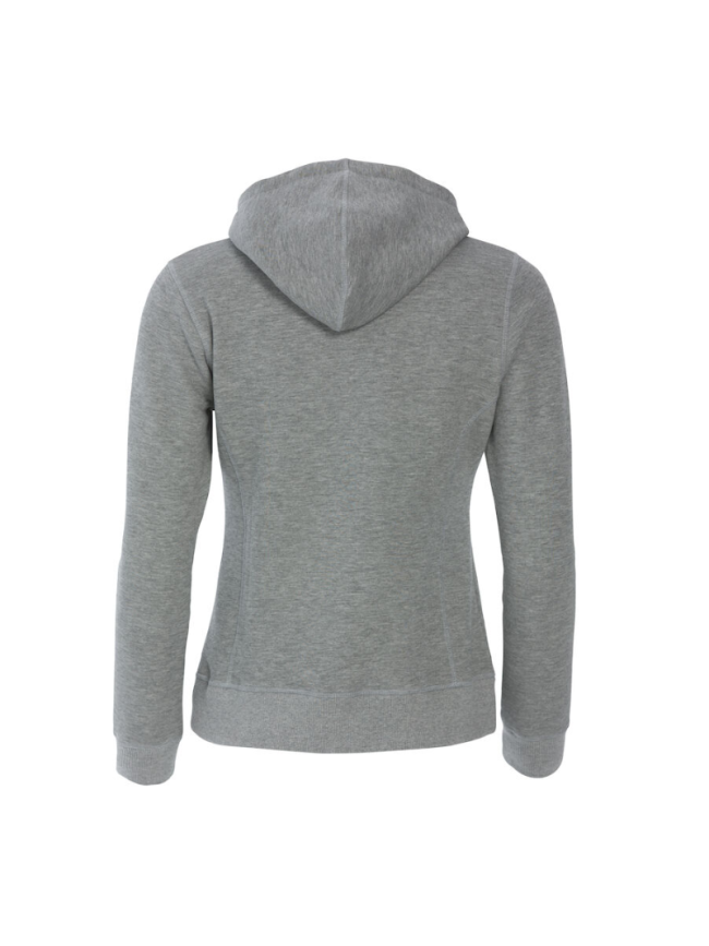 Sweat capuche femme gris Clique Classic