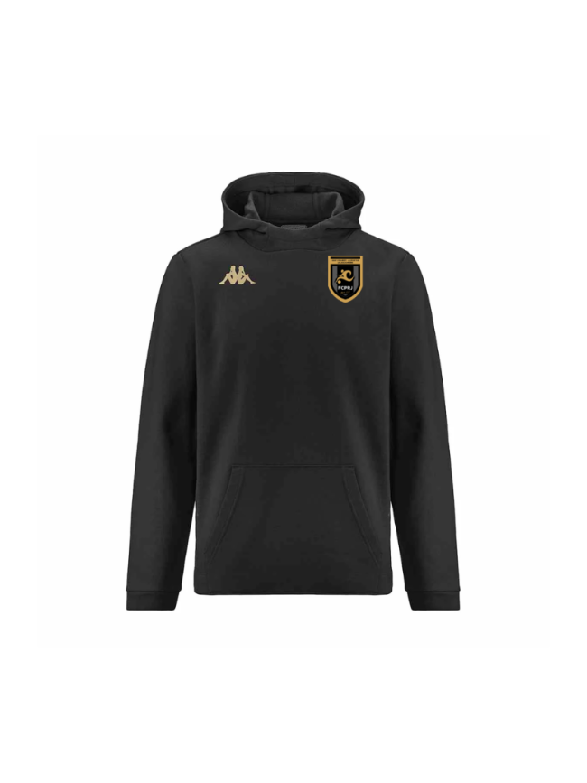 Sweat adulte noir Kappa Giordi