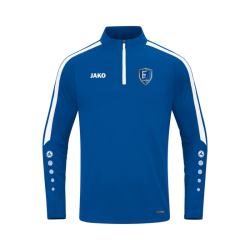 Sweat ½ zip adulte bleu Jako Power