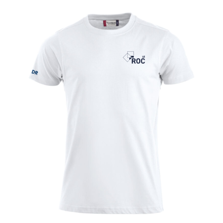 T-Shirt homme blanc Clique Premium-T