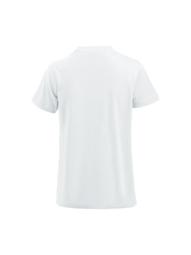 T-Shirt femme blanc Clique Premium-T pas cher