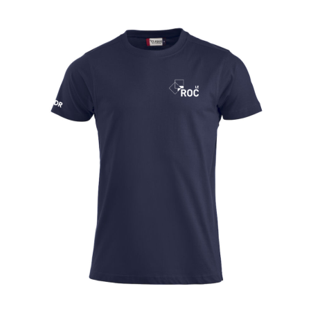 T-Shirt homme marine Clique Premium-T