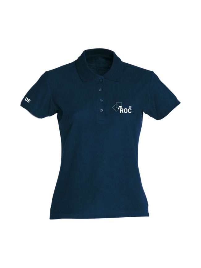 Polo femme marine Clique Basic