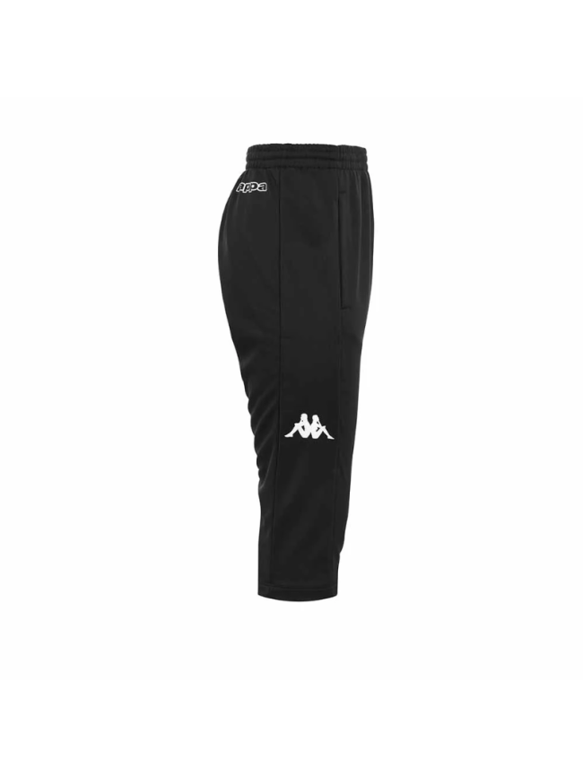 Pantalon 3/4 adulte noir Kappa Destre pas cher