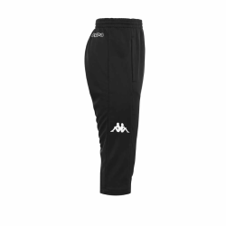 Pantalon 3/4 enfant noir Kappa Destre