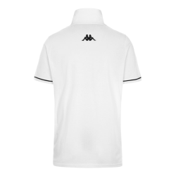 Polo homme blanc Kappa Barli pas cher