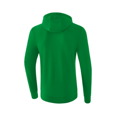 Sweat à capuche homme vert Erima pas cher