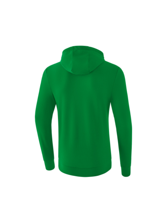 Sweat à capuche homme vert Erima pas cher