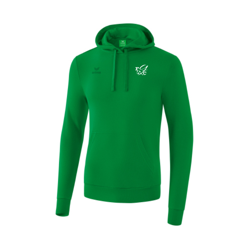 Sweat à capuche homme vert Erima