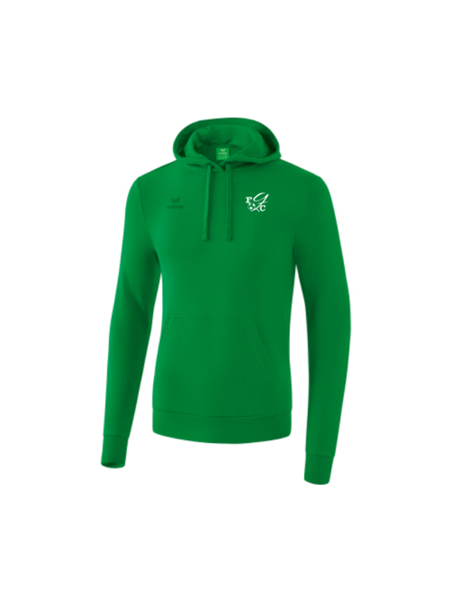 Sweat à capuche homme vert Erima