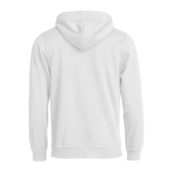 Sweat unisexe blanc Clique Basic Hoody pas cher