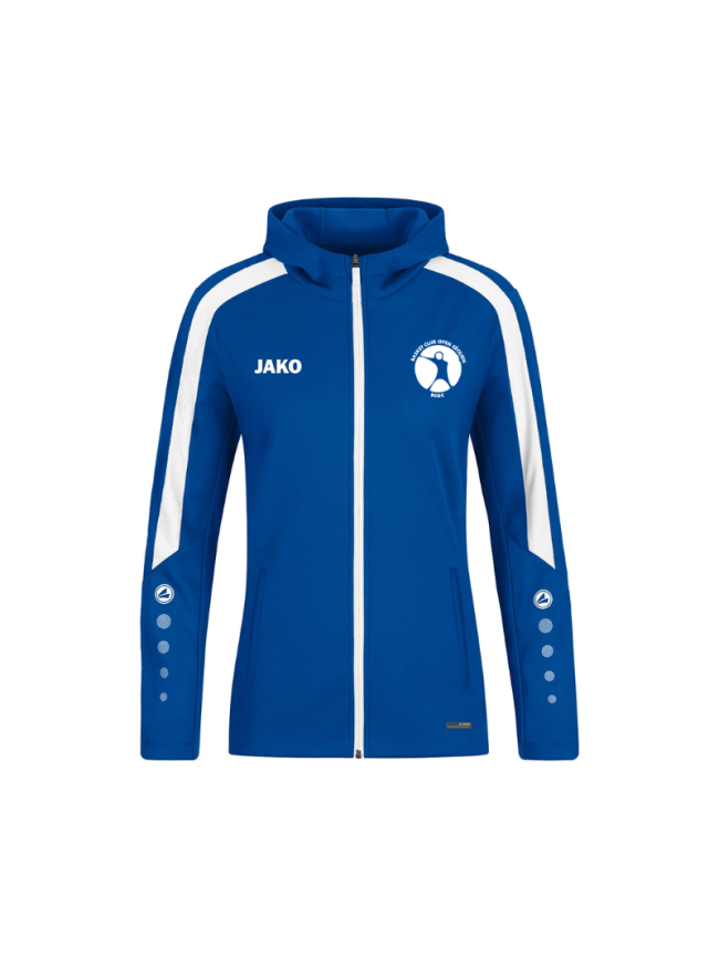 Veste capuche femme bleu Jako Power