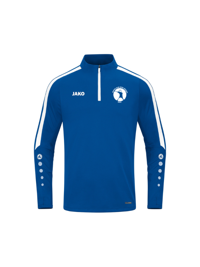 Sweat 1/2 zip adulte bleu Jako Power