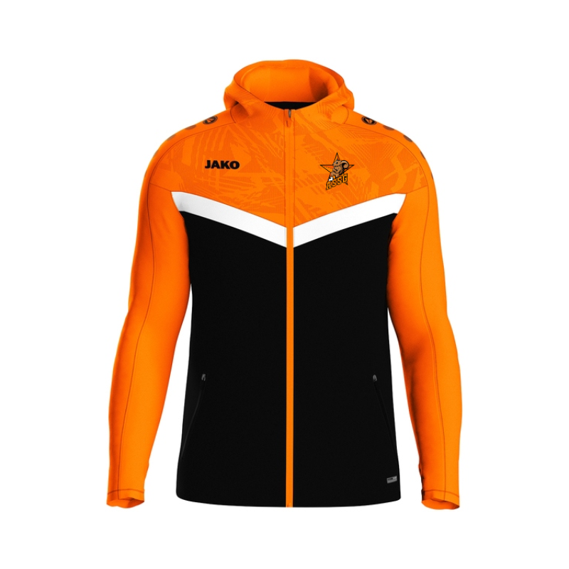 Veste à capuche homme noir/orange Jako Iconic