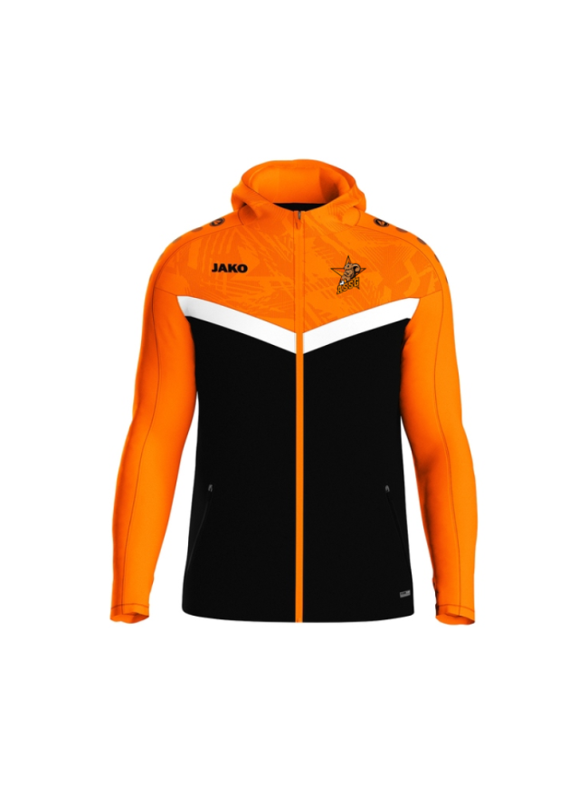 Veste à capuche homme noir/orange Jako Iconic