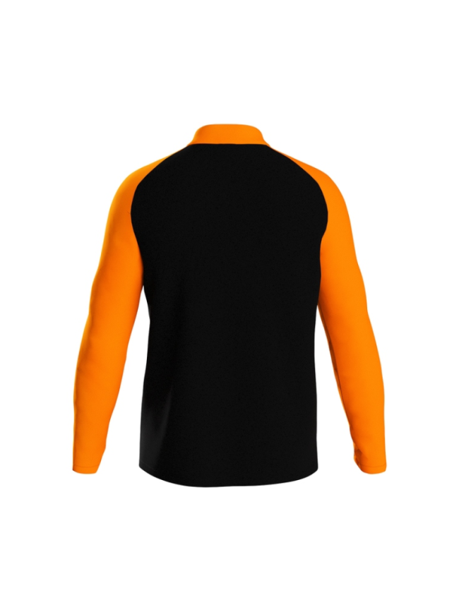 Sweat 1/2 zip homme noir/orange Jako Iconic pas cher