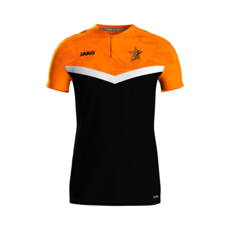 Polo adulte noir/orange Jako Iconic