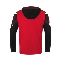 Veste capuche enfant rouge Jako Performance