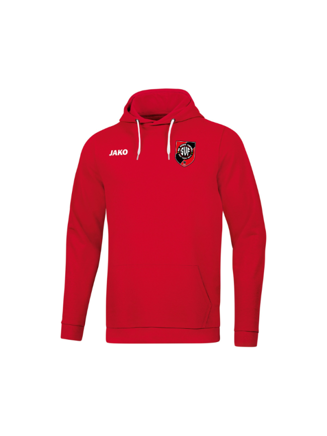 Sweat capuche adulte rouge Jako Base