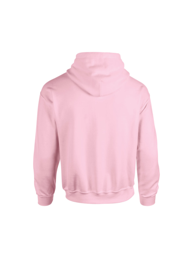 Sweat capuche adulte rose Gildan Heavy Blend