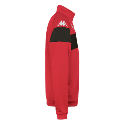 Veste zippée rouge adulte Kappa Dacone prix bas