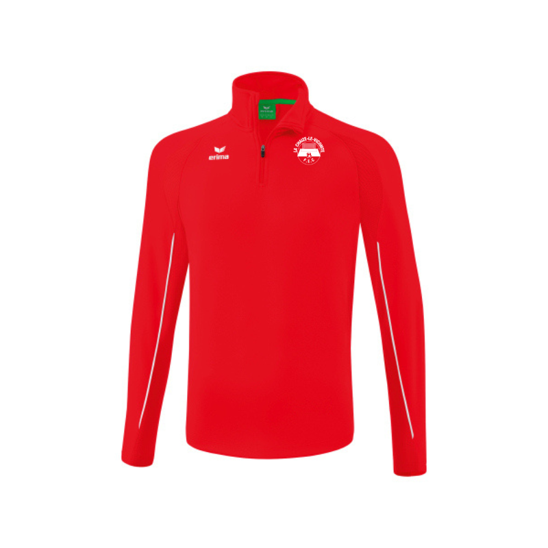 Sweat 1/4 zip enfant rouge Erima Liga Star