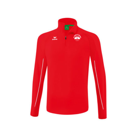 Sweat 1/4 zip enfant rouge Erima Liga Star