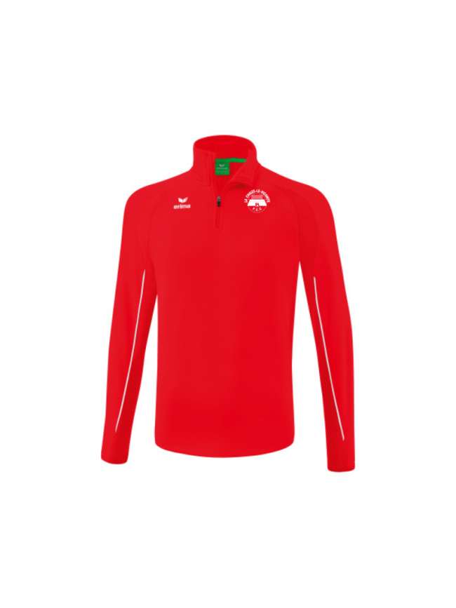 Sweat 1/4 zip enfant rouge Erima Liga Star