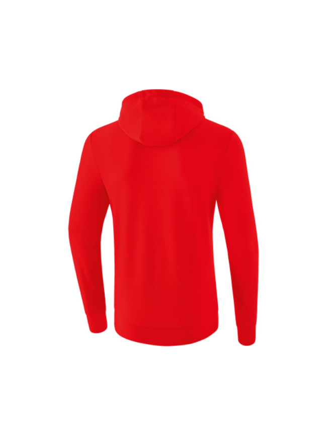 Sweat capuche enfant rouge Erima pas cher