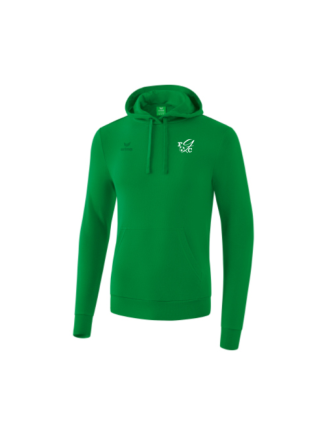 Sweat à capuche femme vert Erima