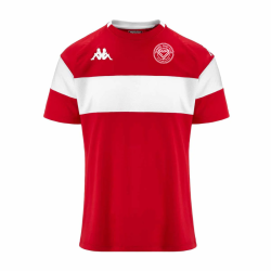 Maillot enfant rouge/blanc Kappa Dareto