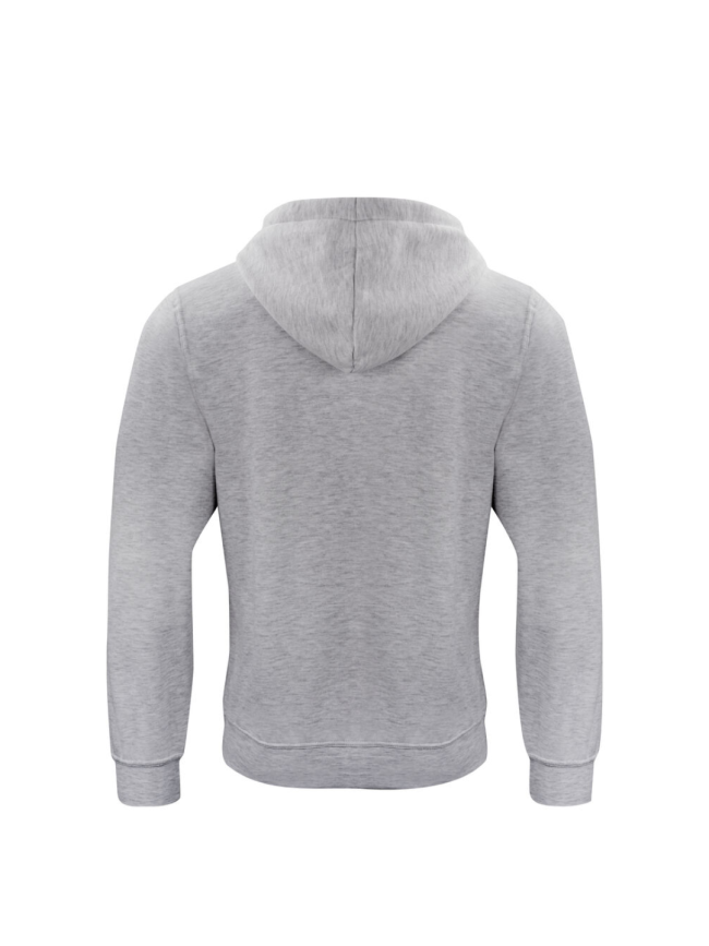 Sweat capuche adulte gris Clique Basic pas cher