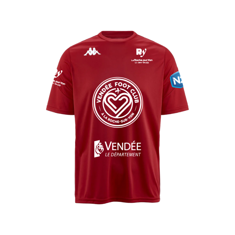 Maillot officiel enfant rouge Kappa Dovo