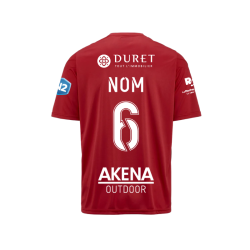 Maillot officiel enfant rouge Kappa Dovo