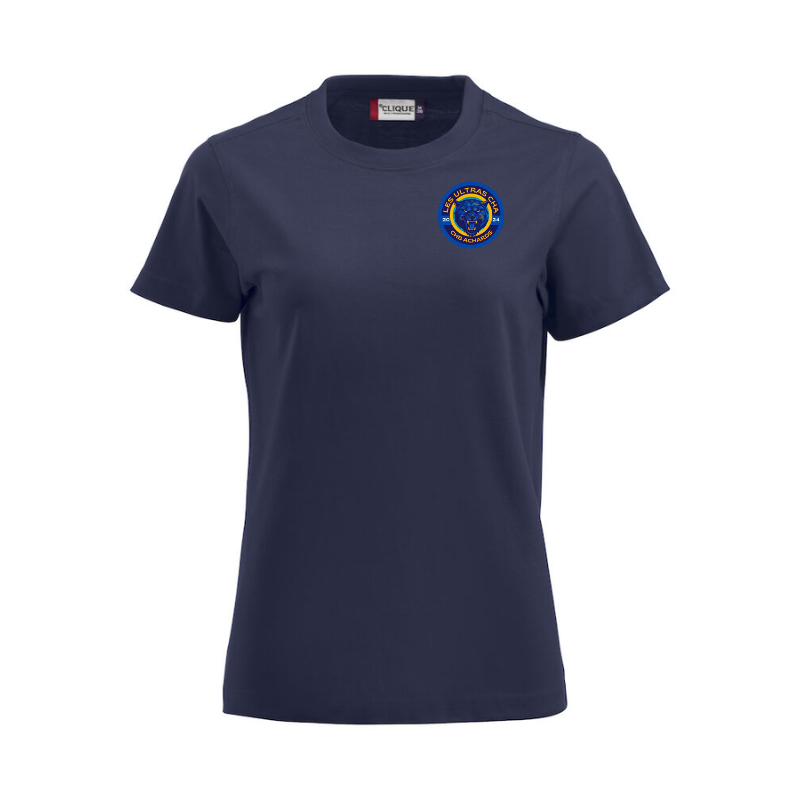 T-Shirt femme marine Clique Premium-T